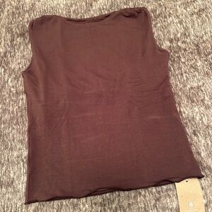 Brand New Indigo Luna Brown Sleeveless Top